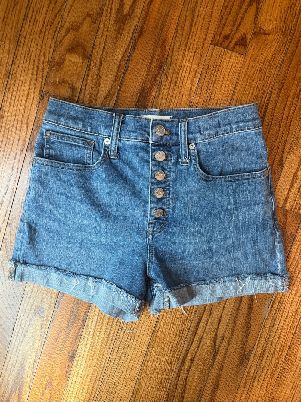 Women’s Madewell High-Rise Denim Shorts, Size: 25